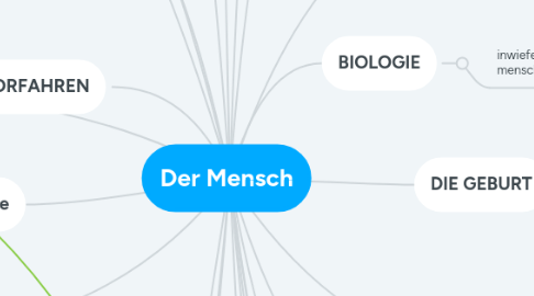 Mind Map: Der Mensch