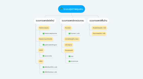 Mind Map: ระบบสุขภาพชุมชน