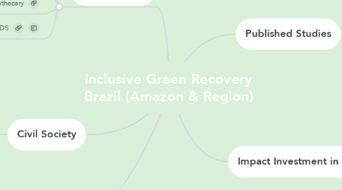 Mind Map: Inclusive Green Recovery Brazil (Amazon & Region)