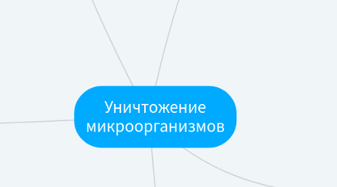 Mind Map: Уничтожение микроорганизмов