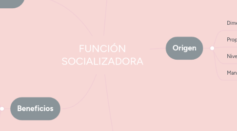 Mind Map: FUNCIÓN SOCIALIZADORA