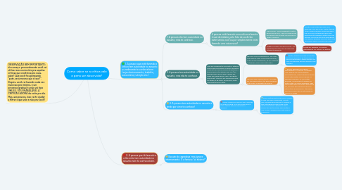 Mind Map: Como saber se a crítica vale a pena ser absorvida?