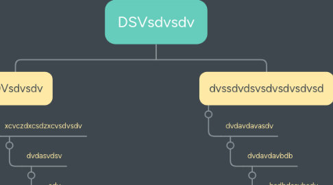 Mind Map: DSVsdvsdv