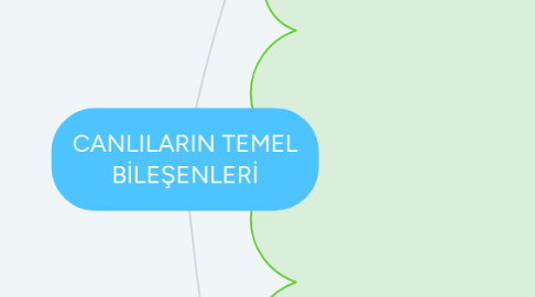 Mind Map: CANLILARIN TEMEL BİLEŞENLERİ