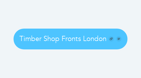 Mind Map: Timber Shop Fronts London