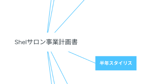 Mind Map: Shelサロン事業計画書