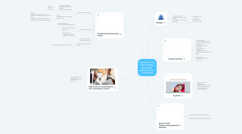 Mind Map: Aprendices con Necesidades Especiales  deficiencia leve a moderada