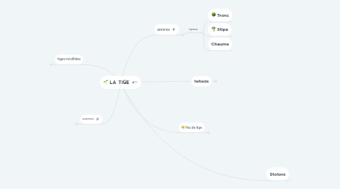 Mind Map: LA TIGE