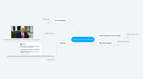 Mind Map: Capitol Hill Mob 6th Jan