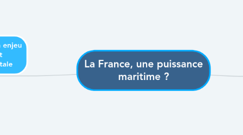 Mind Map: La France, une puissance maritime ?