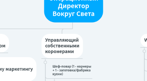 Mind Map: Операционный Директор Вокруг Света