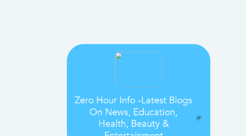 Mind Map: Zero Hour Info -Latest Blogs On News, Education, Health, Beauty & Entertainment