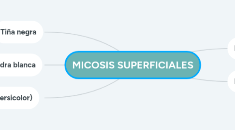 Mind Map: MICOSIS SUPERFICIALES