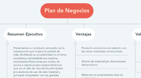 Mind Map: Plan de Negocios