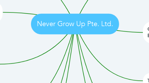 Mind Map: Never Grow Up Pte. Ltd.