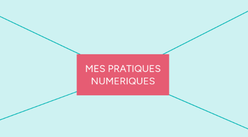 Mind Map: MES PRATIQUES NUMERIQUES