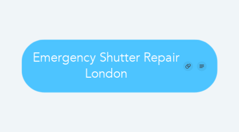 Mind Map: Emergency Shutter Repair London