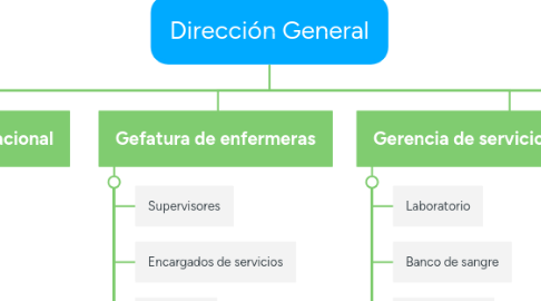 Mind Map: Dirección General