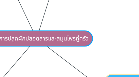 Mind Map: เรียนรู้การปลูกผักปลอดสารและสมุนไพรคู่ครัว
