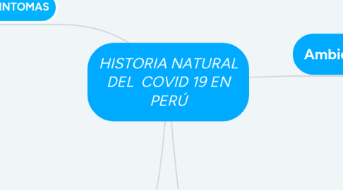 Mind Map: HISTORIA NATURAL DEL COVID 19 EN PERÚ