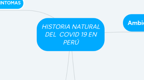 Mind Map: HISTORIA NATURAL DEL  COVID 19 EN PERÚ