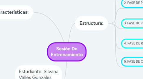 Mind Map: Sesión De Entrenamiento