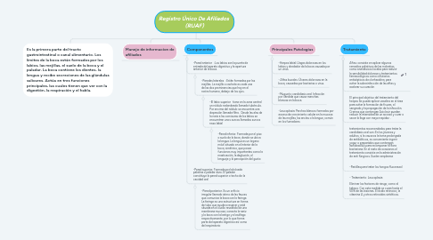 Mind Map: Registro Único De Afiliados  (RUAF)