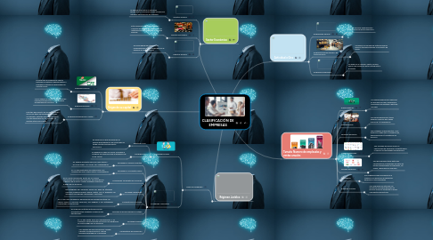 Mind Map: CLASIFICACIÓN DE EMPRESAS