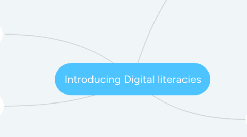 Mind Map: Introducing Digital literacies