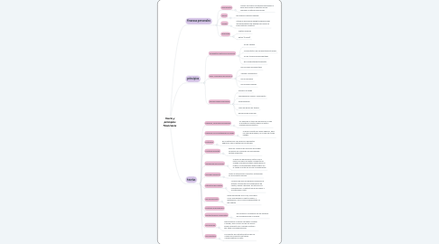 Mind Map: Teoría y principios financieros