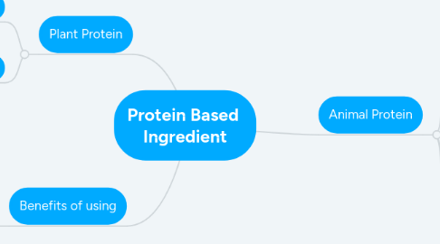 Mind Map: Protein Based Ingredient