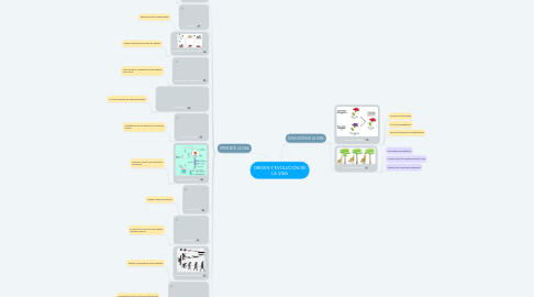 Mind Map: ORIGEN Y EVOLUCIÓN DE LA VIDA