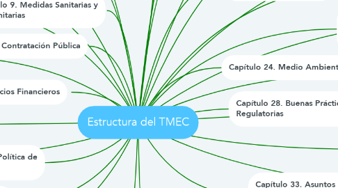 Mind Map: Estructura del TMEC