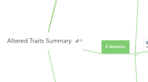 Mind Map: Altered Traits Summary