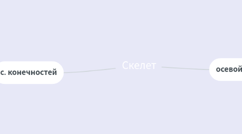 Mind Map: Скелет