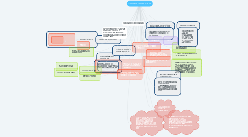 Mind Map: ESTADOS FINANCIEROS