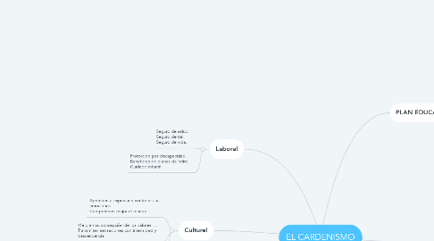 Mind Map: EL CARDENISMO