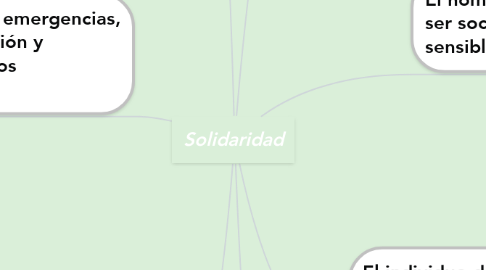 Mind Map: Solidaridad