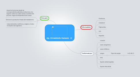 Mind Map: Ap. Circulatorio Humano