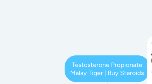 Mind Map: Testosterone Propionate Malay Tiger | Buy Steroids