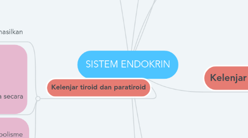 Mind Map: SISTEM ENDOKRIN