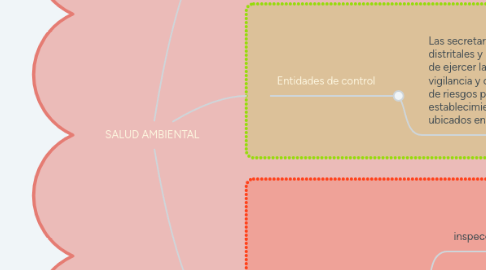 Mind Map: SALUD AMBIENTAL