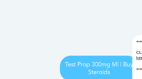 Mind Map: Test Prop 300mg Ml | Buy Steroids