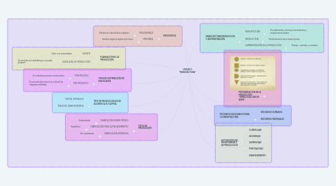 Mind Map: UNIDAD 5 "MANUFACTURA"