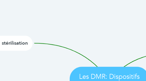 Mind Map: Les DMR: Dispositifs Médicaux Réutilisables
