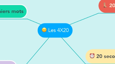 Mind Map: Les 4X20