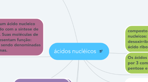 Mind Map: ácidos nucléicos