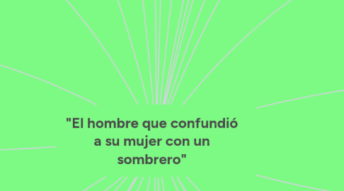 Mind Map: "El hombre que confundió a su mujer con un sombrero"