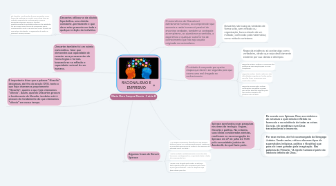 Mind Map: RACIONALISMO E EMPIRISMO