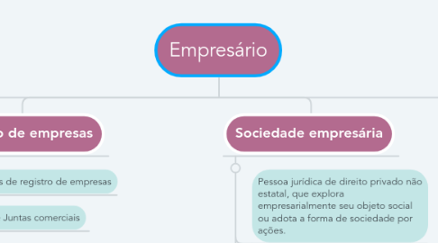 Mind Map: Empresário